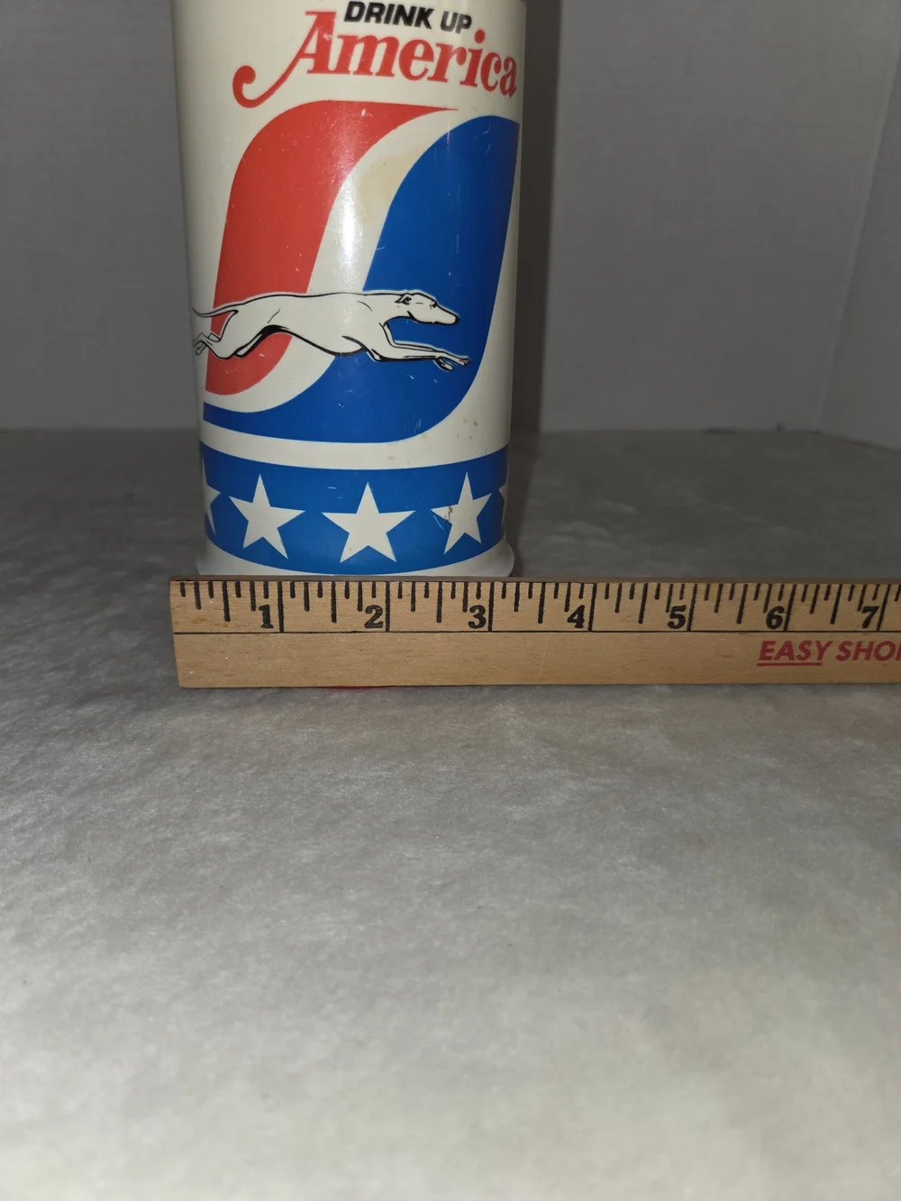 Greyhound Bus Drink Up America Insulated Travel Thermos 1976 Bicentennial 10